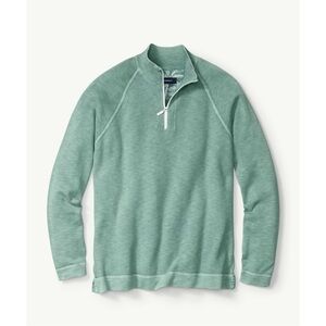 NWT Tommy Bahama Saltwater Tide Half-Zip Sweater Aquarius